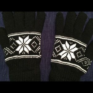 NEW! Black Warm Gloves Women Medium with Lining